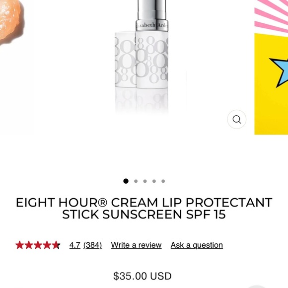 ELIZABETH ARDEN EIGHT HOUR CREAM LIP PROTECTANT STICK SUNSCREEN SPF 15 - Picture 4 of 4